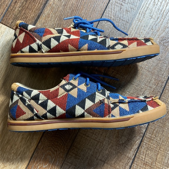 Twisted X Hooey Loper Moc Toe Geometric Sneakers Size Men’s 8 - Picture 8 of 12